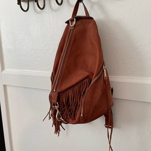 Rebecca Minkoff “Julian” fringe suede backpack